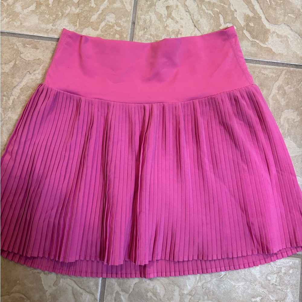 Pleated Pink Women's Skort